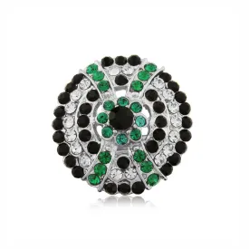 Statement of Deco Cocktail Ring