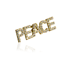 STATEMENT SPARKLE RING PEACE