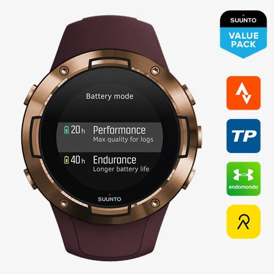 SUN Watch SUN 5 Burgundy Copper