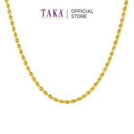 TAKA Jewellery 916 Gold Chain Rope