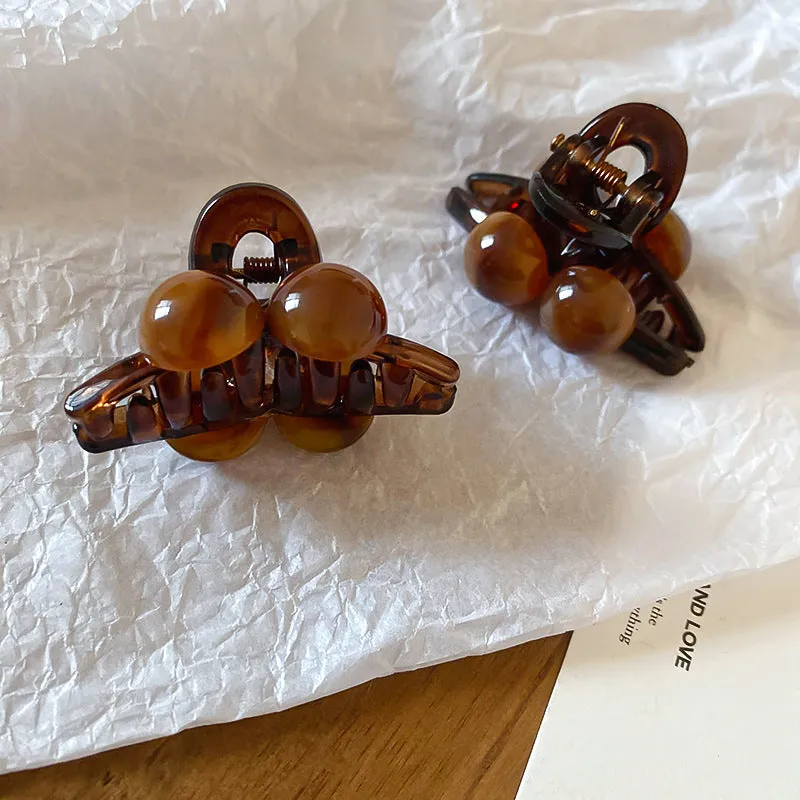 TEEK - Brown Acrylic Hair Claw Clip