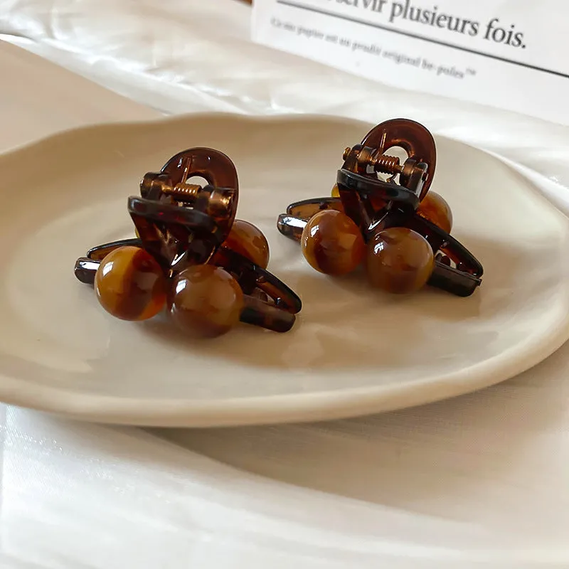 TEEK - Brown Acrylic Hair Claw Clip