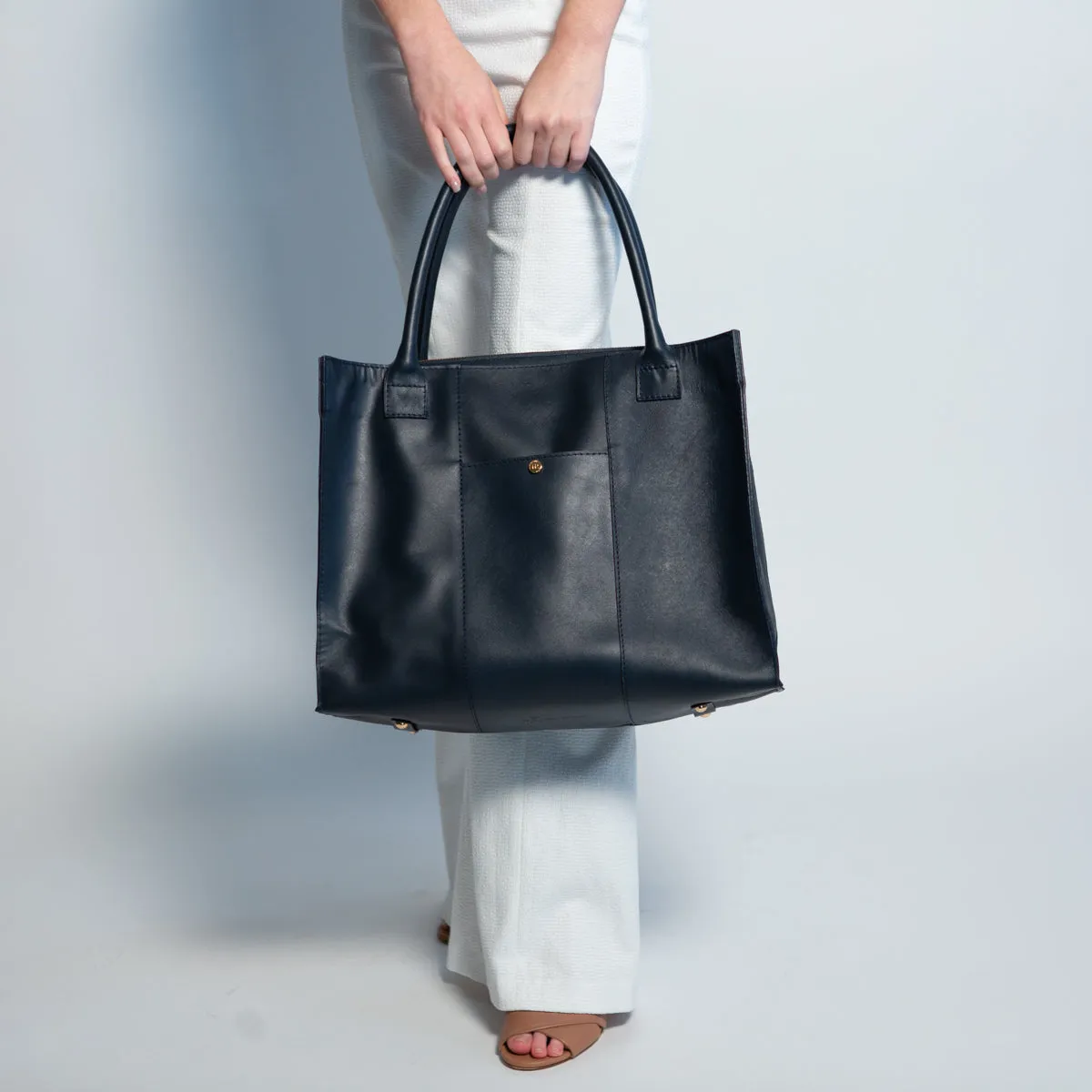 The Calista Tote (Navy)