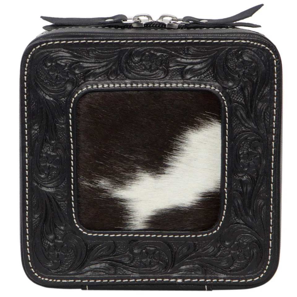 Tooling Cowhide Jewellery Box