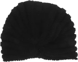 VALICLUD Knitted Beanie Hat Soft Durable Crochet Bucket Hat for Outdoor Activities Stylish Turban Design